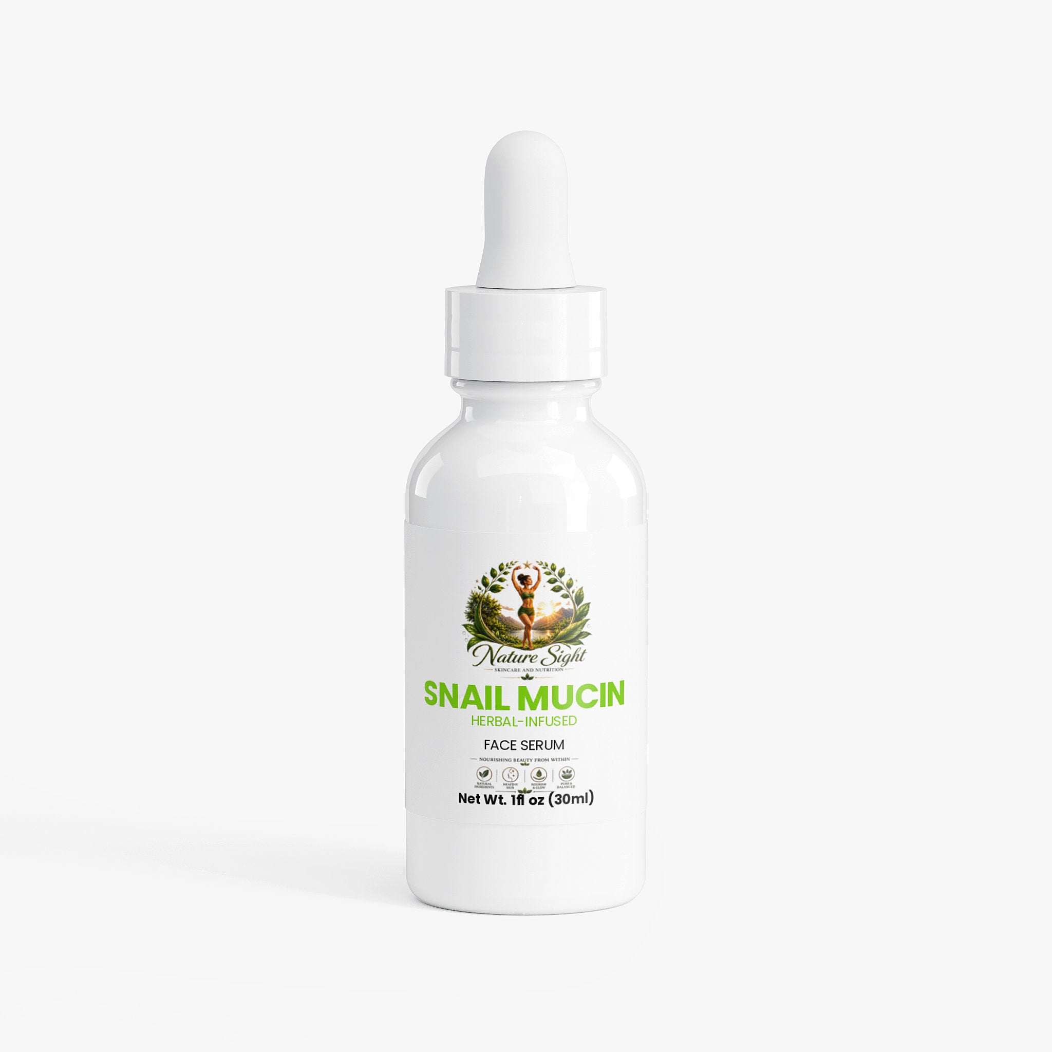 Snail Mucin Face Serum(Herbal-Infused)