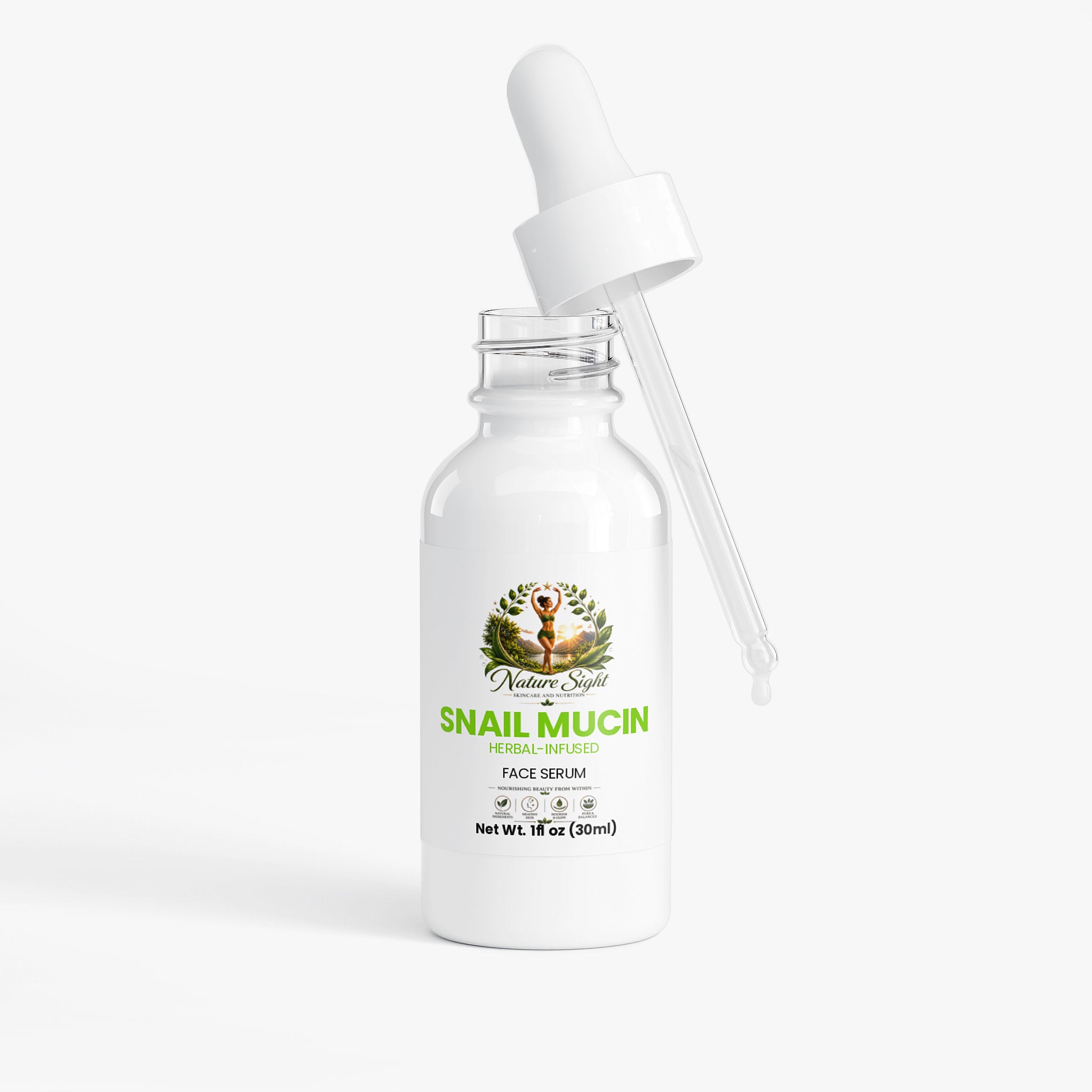 Snail Mucin Face Serum(Herbal-Infused)