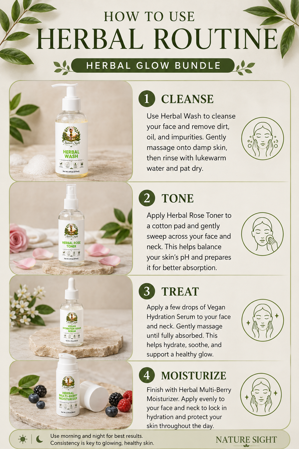 NATURE SIGHT PREMIUM HERBAL GLOW BUNDLE
